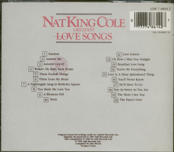 Greatest Love Songs (CD)