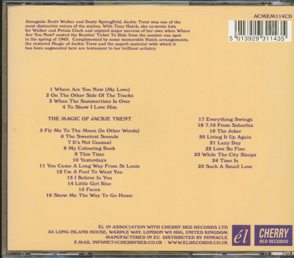 The Magic Of Jackie Trent (CD)