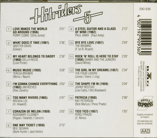 Hitriders Vol.5 (CD)