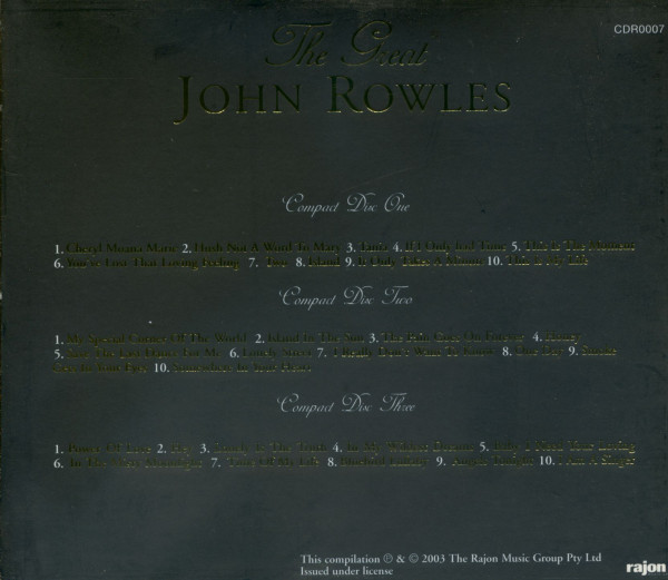 The Great John Rowles (3-CD)