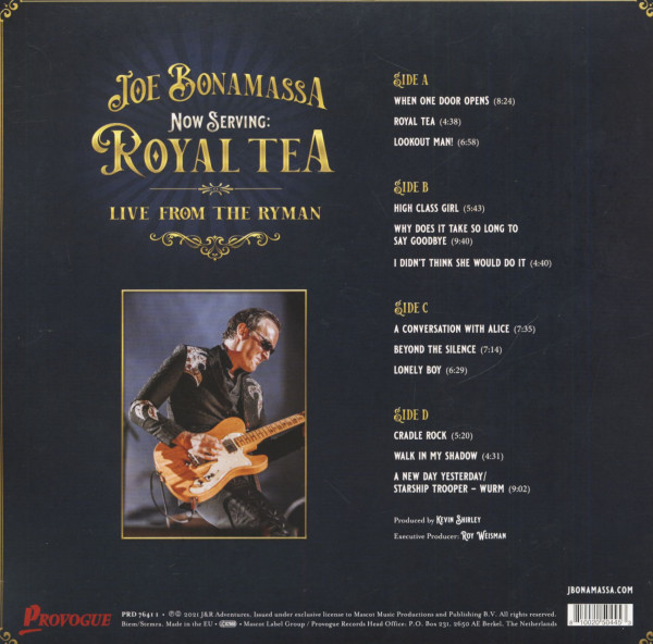 Now Serving: Royal Tea Live From The Ryman (2-LP, 180g, Transparent Vinyl)
