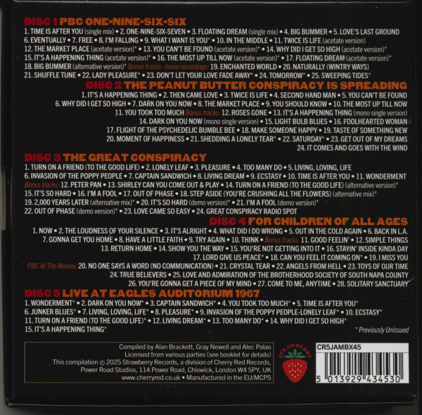 The Most Up Till Now - A History 1966 - 1970 (5-CD Box)