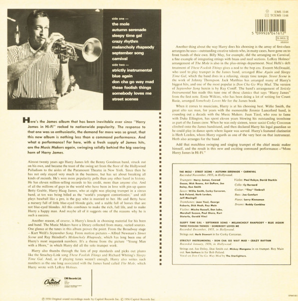 More Harry James In Hi-Fi (LP)