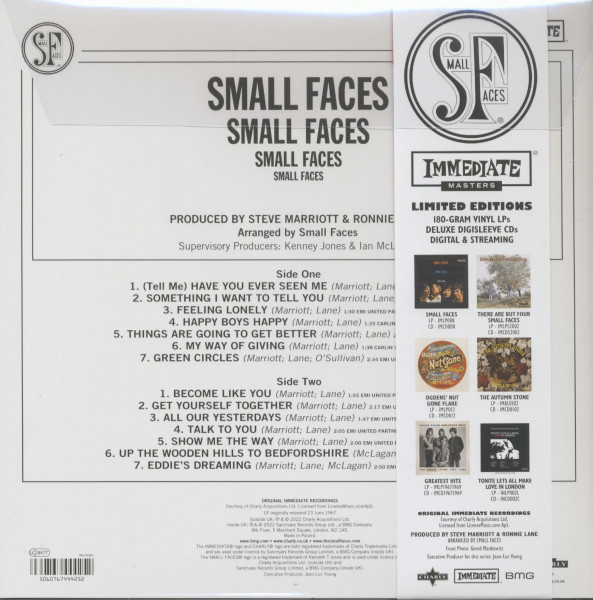 Small Faces (LP, 180g colored Vinyl, Ltd.)