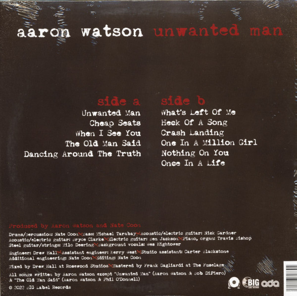 Unwanted Man (LP)