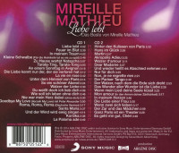 Vorschau: Liebe lebt: Das Beste von Mireille Mathieu (2-CD) Vorschau: Liebe lebt: Das Beste von Mireille Mathieu (2-CD)