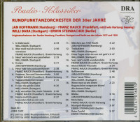 Vorschau: Radio Klassiker - Rundfunktanzorchester der 30er Jahre (CD) Vorschau: Radio Klassiker - Rundfunktanzorchester der 30er Jahre (CD)