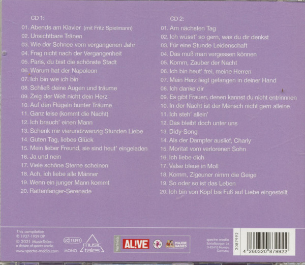 3. Bild von Kirsten Heiberg: Ich Bin Heut’ Frei, Meine Herren - Die Großen Erfolge (2-CD)