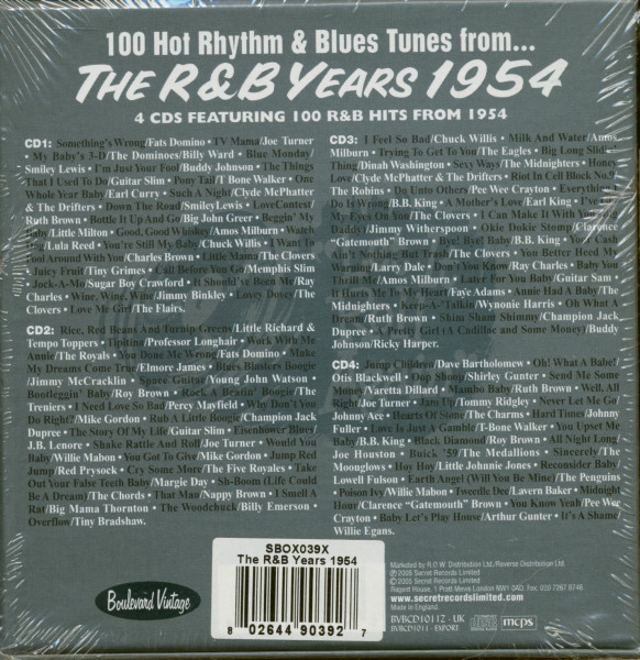 The R&B Years 1954 (4-CD)