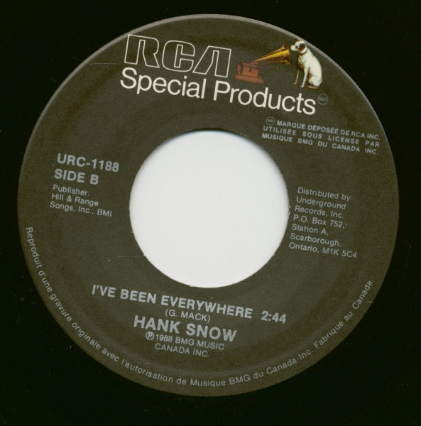 I'm Moving On - I've Been Everywhere (7inch, 45rpm)