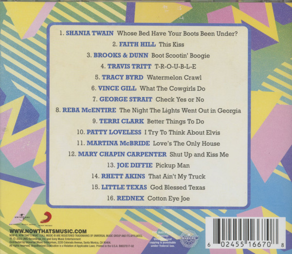 NOW - That's What I Call - Country Classics - 90's Dance Party (CD)