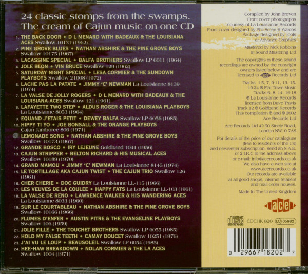 Cajun Classics - Kings Of Cajun At Their Bery Best (CD)