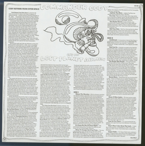 Cody Returns From Outer Space (LP)