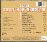 Vorschau: Songs Of The Last One-Horse Town (CD) Vorschau: Songs Of The Last One-Horse Town (CD)