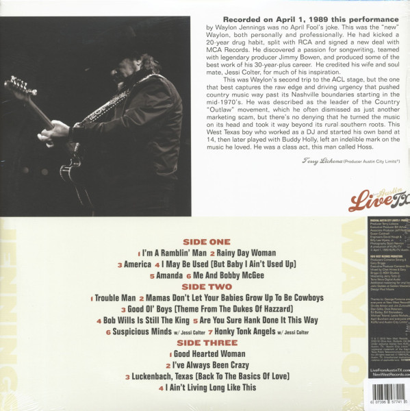 Live From Austin TX 1989 (2-LP, colored Vinyl, Ltd.)