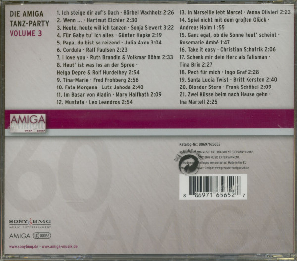 3. Bild von Various: Vol.3, Amiga Tanz-Party
