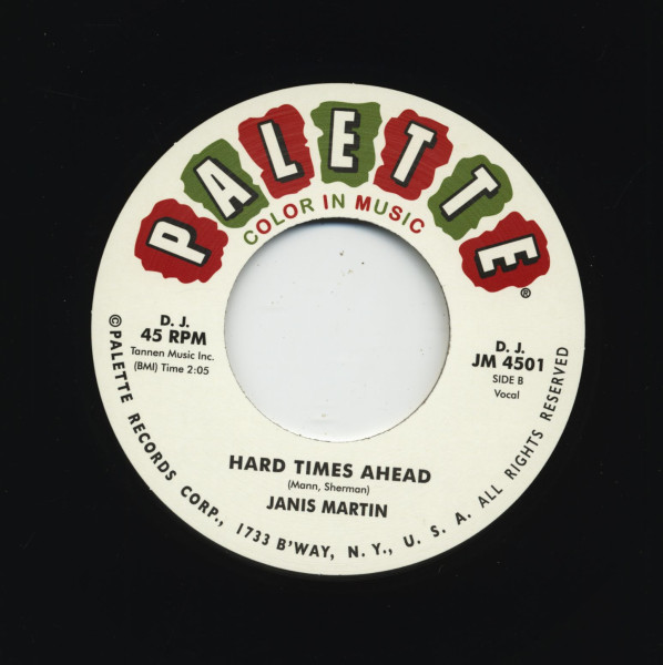 Teen Street - Hard Times Ahead (7inch, 45rpm)