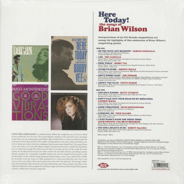 Here Today - The Songs Of Brian Wilson (LP, 180g Vinyl)