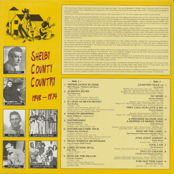 Shelby County Country 1948-1974 (LP)