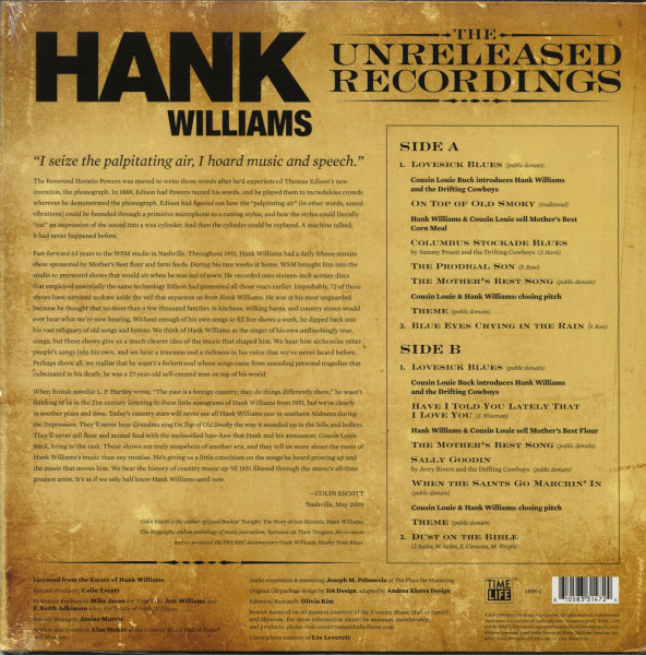 The Unreleased Recordings (LP, 180g Vinyl Ltd.)
