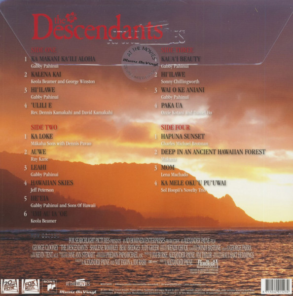 The Descendants - Soundtrack (2-LP, 180g Colored Vinyl, Ltd.)