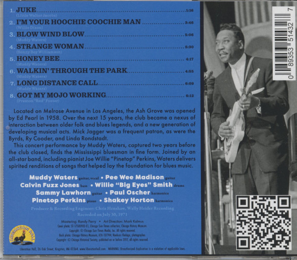 Hollywood Blues Summit - Live At The Ash Grove July 30, 1971 (CD)