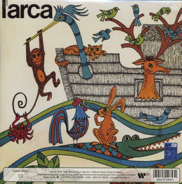 L'Arca - Canzoni Per Bambini Di Vinicius De Moraes (LP, 180g colored Vinyl)