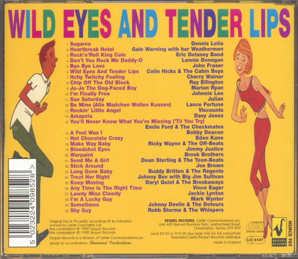 Wild Eyes And Tender Lips - Pye Rock'n'Roll Vol.1 (CD)