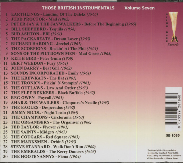 Those British Instrumentals Vol.7 (CD)