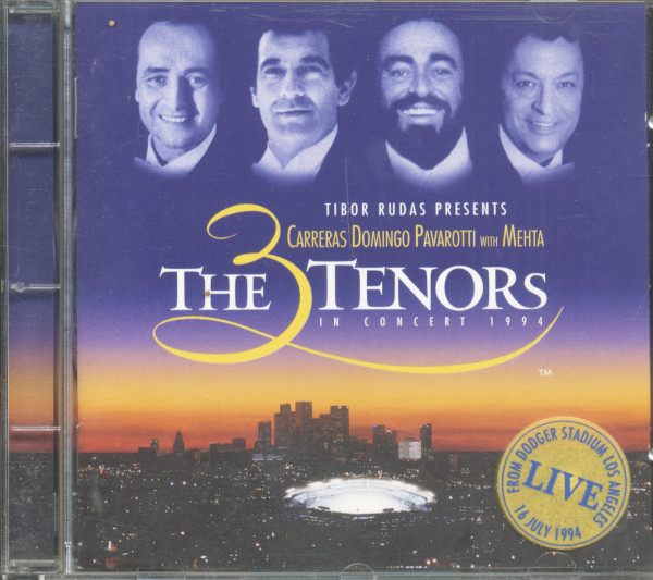 The 3 Tenors In Concert 1994 (CD) The 3 Tenors In Concert 1994 (CD)