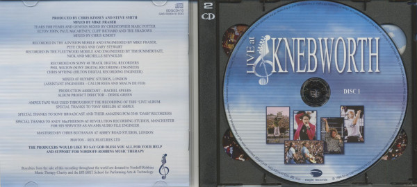 Live At Knebworth (2-CD) The Best British Rock Concert Of All Time
