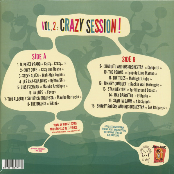 Mambo, Cha Cha Cha & Calypso Vol.2 Crazy Session! (LP & CD)