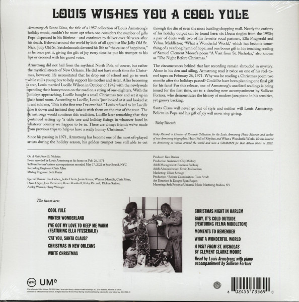 Louis Wishes You A Cool Yule (LP)