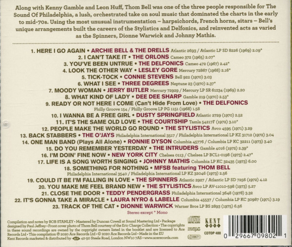 Ready Or Not - Thom Bell - Philly Soul Arrangements & Productions 1965-1678 (CD)