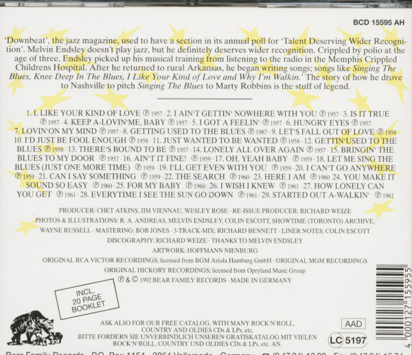 I Like Your Kind Of Love (CD)