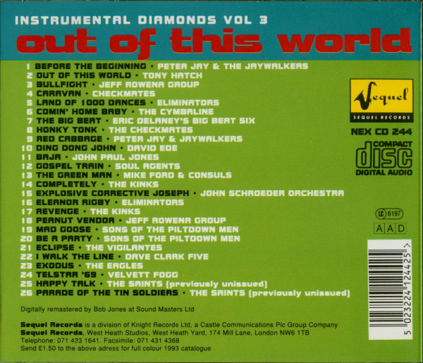 3. Bild von Various: Out Of This World - Instrumental Diamonds Vol.3 (CD)