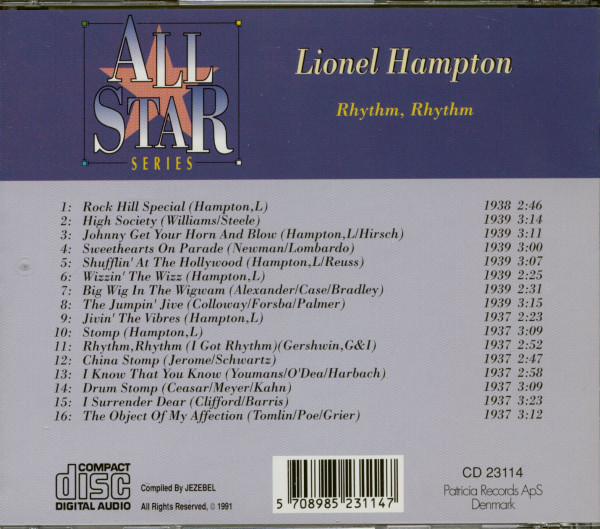 Rhythm, Rhythm (CD)