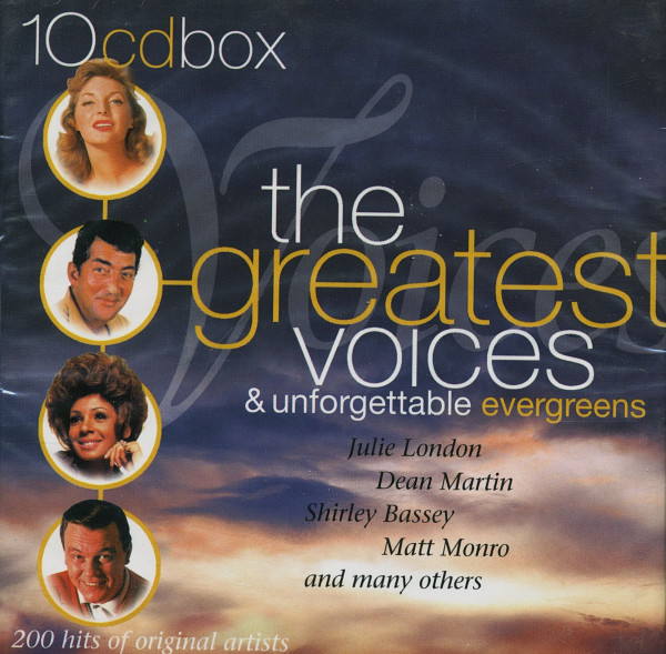 The Greatest Voices & Unforgettable Evergreens (10-CD)
