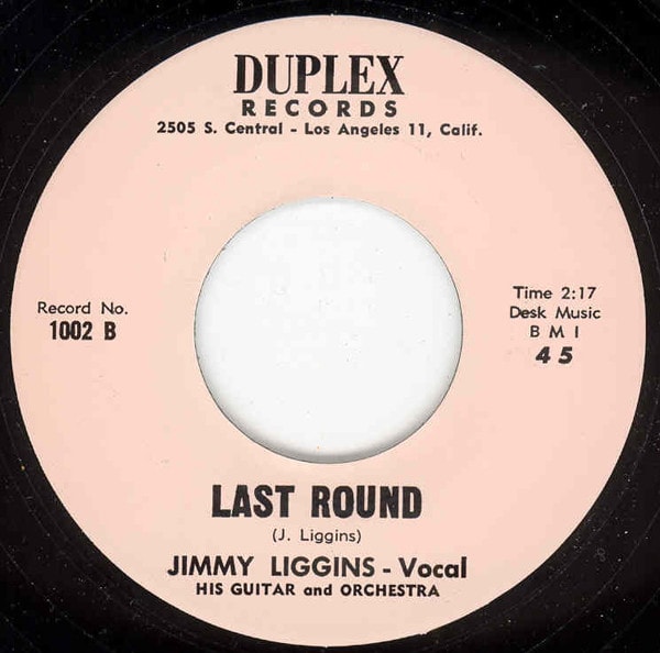 Last Round b-w Hideout 7inch, 45rpm