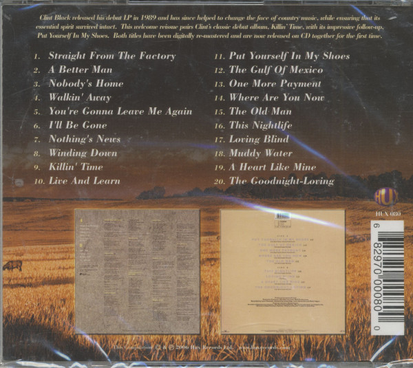 Killin' Time & Put Yourself In My Shoes (CD)