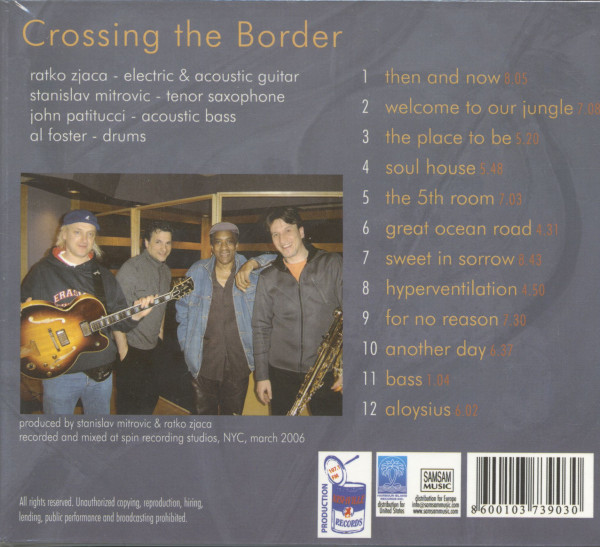 Crossing The Border (CD)