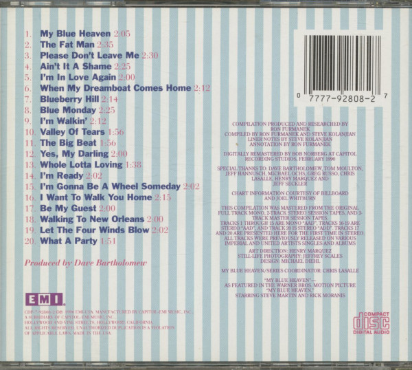 My Blue Heaven - The Best Of Fats Domino Vol.1 (CD)