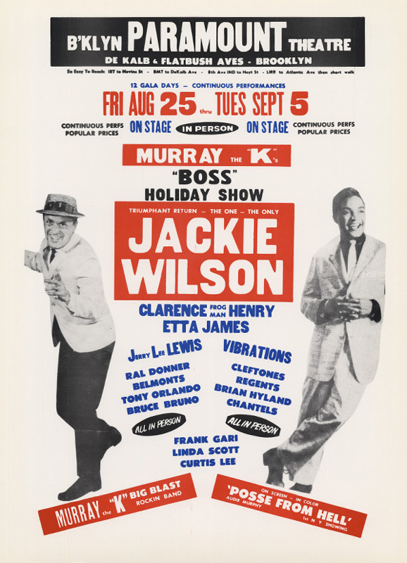 Wilson, Jackie - Paramount (Jackie Wilson - Murray 'K')(28x43cm)