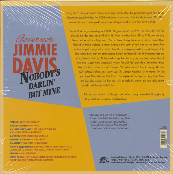 Nobody's Darlin' But Mine (5-CD Deluxe Box Set)