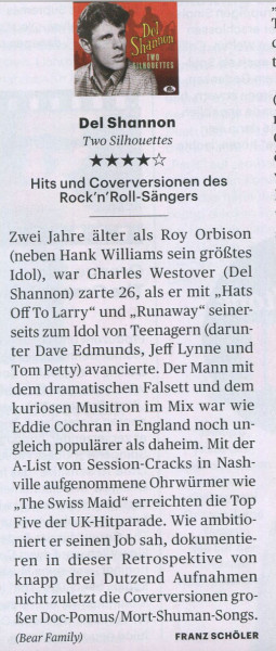 Presse-Del-Shannon-The-Drugstore-s-Rockin-Two-Silhouettes-CD-Rolling-Stone