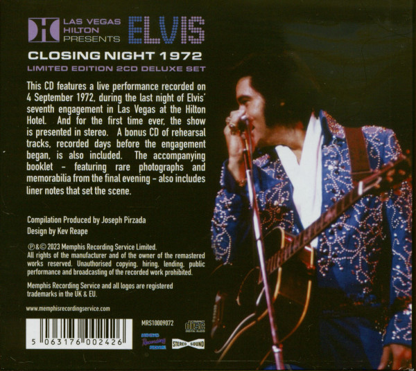 Closing Night 1972 (2-CD)