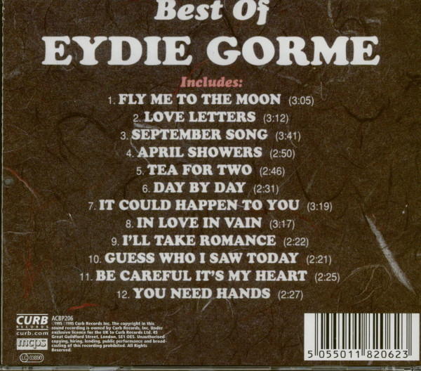 3. Bild von Eydie Gorme: Best Of Eydie Gorme (CD)