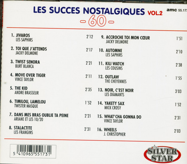 Les Succes Nostalgiques 60 Vol.2 (CD)