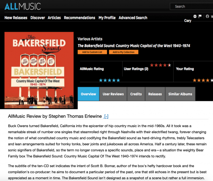 Presse-Archiv-Various-Artists-The-Bakersfield-Sound-1940-1974-allmusic