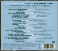 Vorschau: For The Good Times - The Songs Of Kris Kristofferson (CD) Vorschau: For The Good Times - The Songs Of Kris Kristofferson (CD)